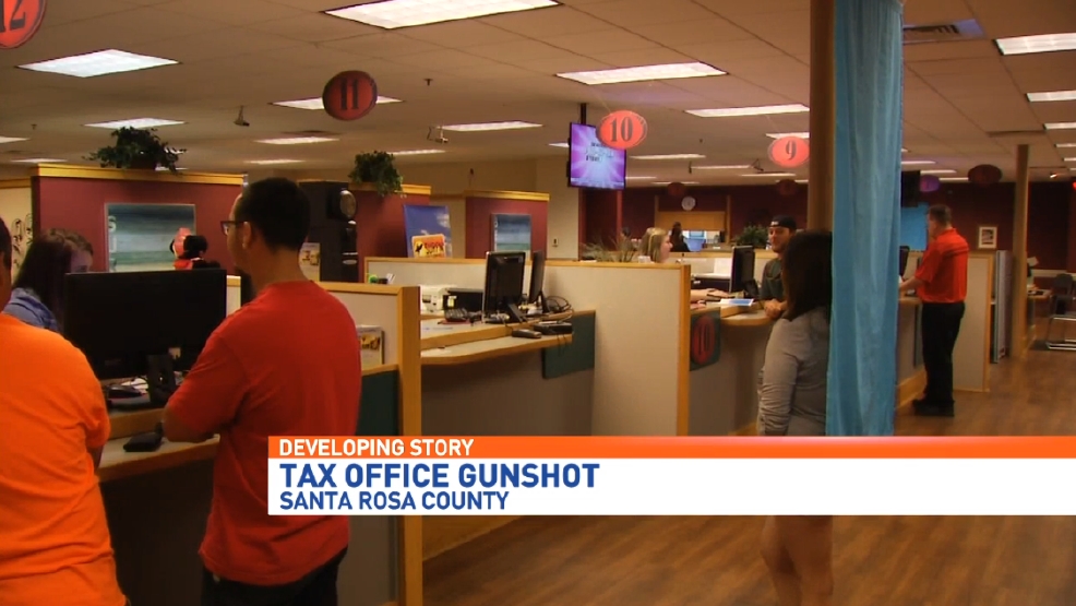 Gun goes off inside tax collector's office WEAR