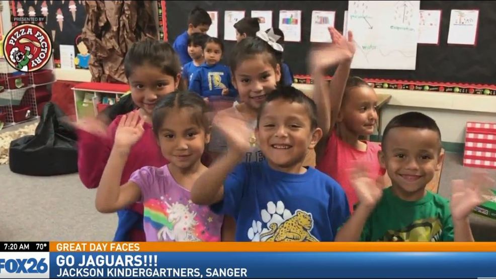 Great Day Faces, 5/22/17 - Jackson Elementary, Sanger | KMPH