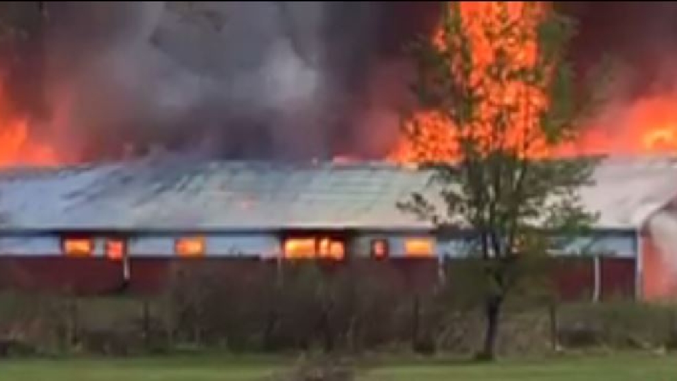 Crews Are Cleaning Up After A Fire Ripped Through A Blair County