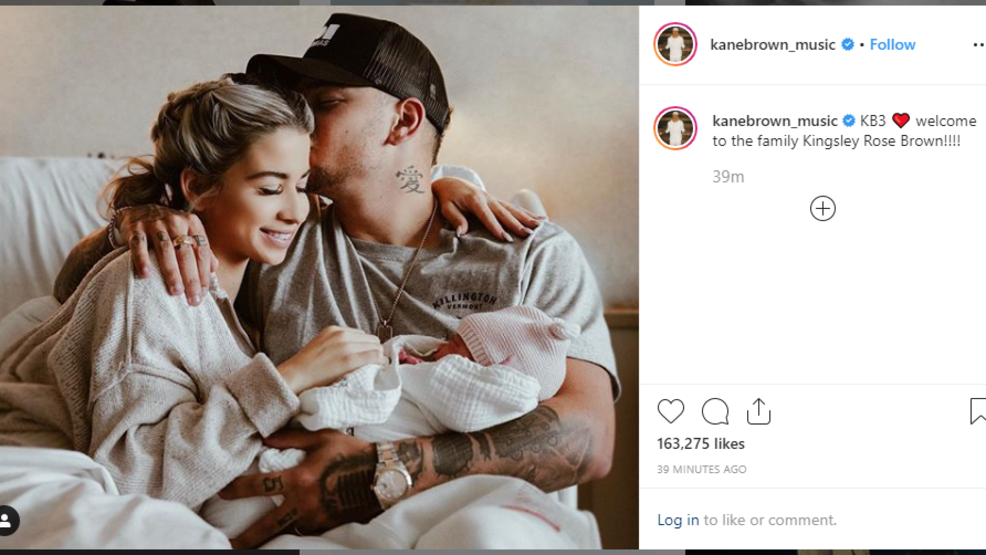 Country Artist Kane Brown Announces Birth Of Baby Girl Wtvc