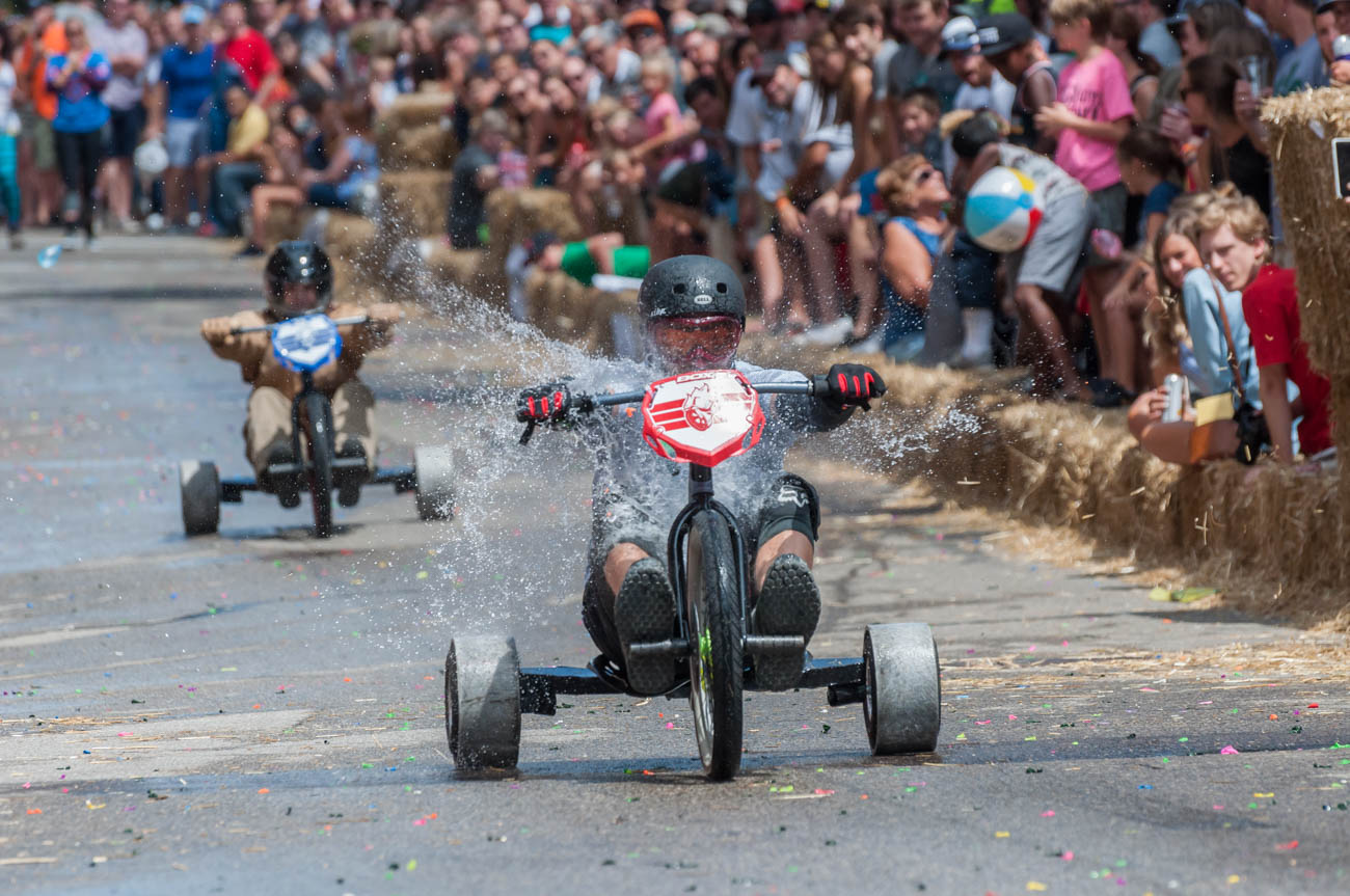 Danger Wheel Adult Big Wheel Racing Takes Over Pendleton Cincinnati