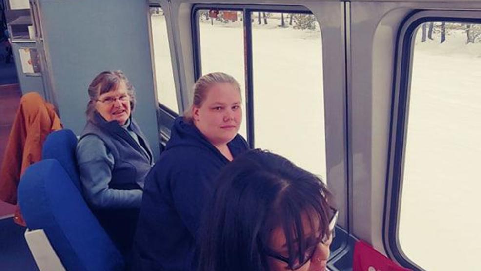amtrak train remains stranded
