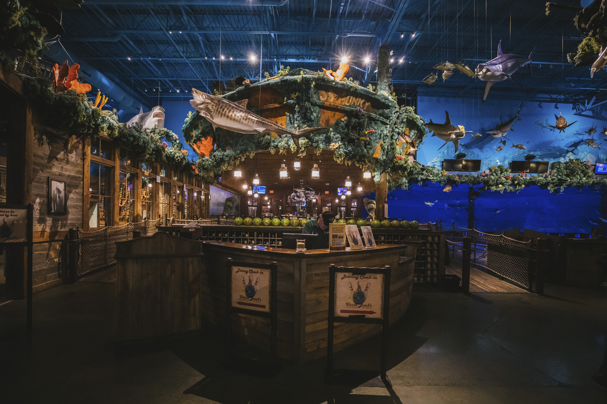 Photos Oceanthemed restaurant & bowling alley is an absolute