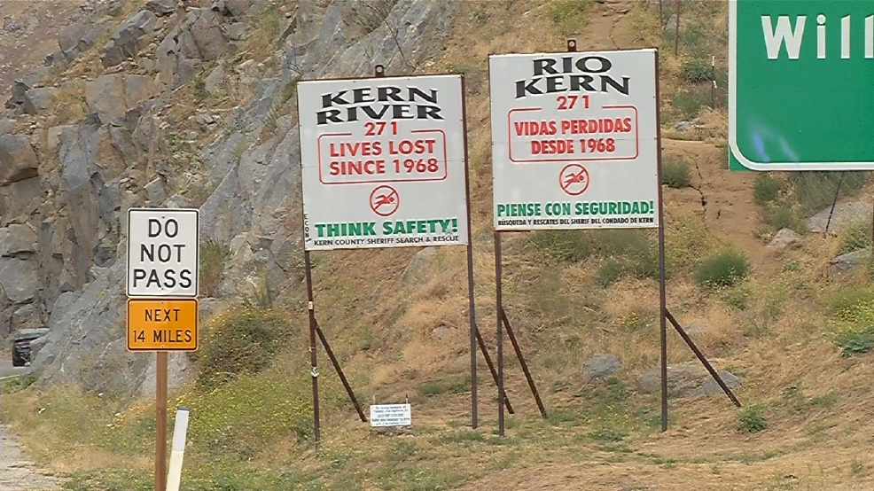 Businesses worried death toll sign on Kern River sends wrong message KBAK