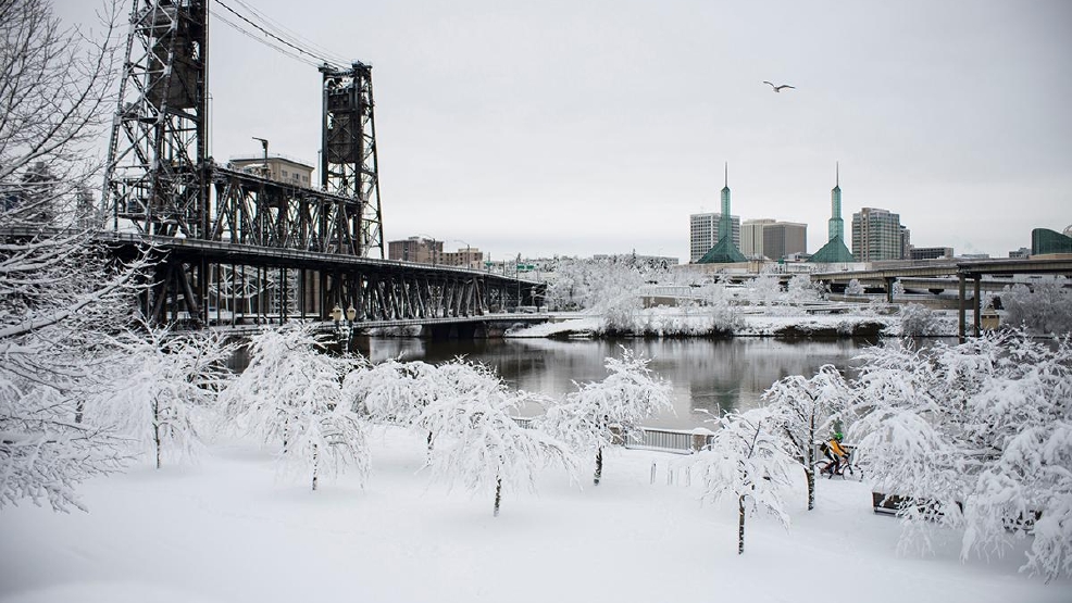 Storm was 7thsnowiest in Downtown Portland here's how much everyone
