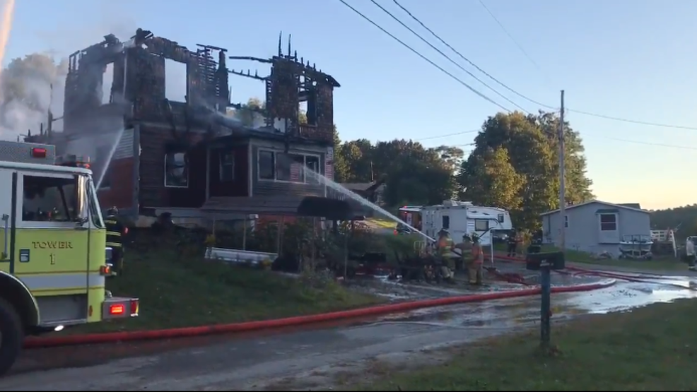 3alarm fire destroys Woolwich home WGME