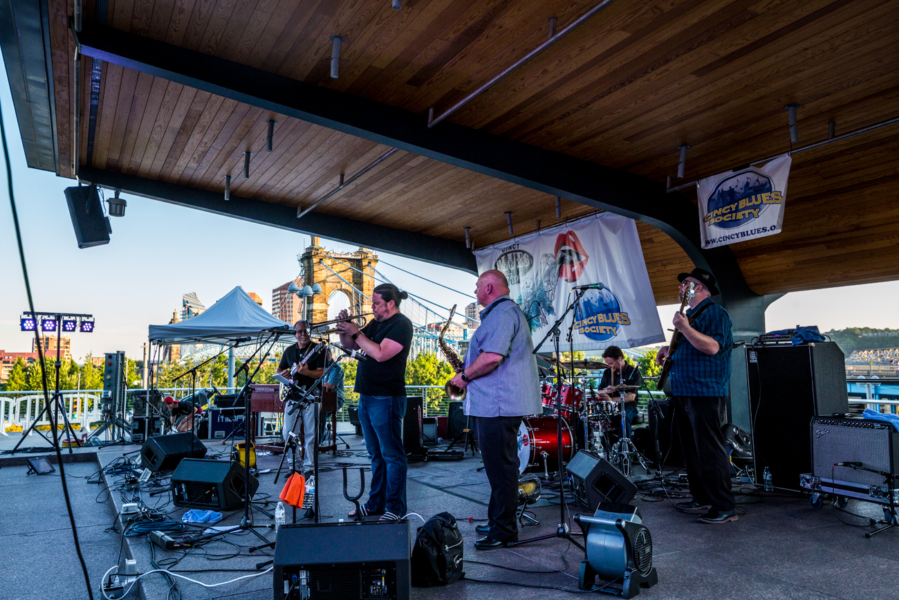 There Wasn't a Frown in Sight at Last Night's Cincy Blues Fest in Smale