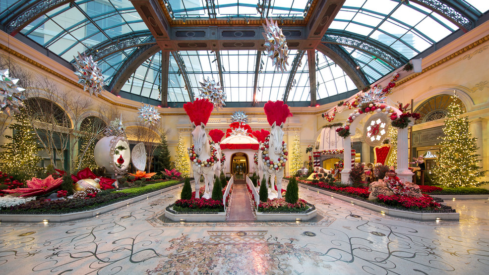 Bellagio unveils its latest holiday conservatory display KJZZ