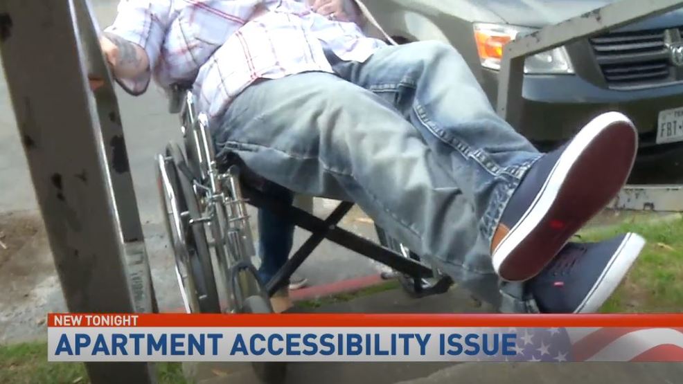 Disabled cancer patient fights for better accessibility at apartment