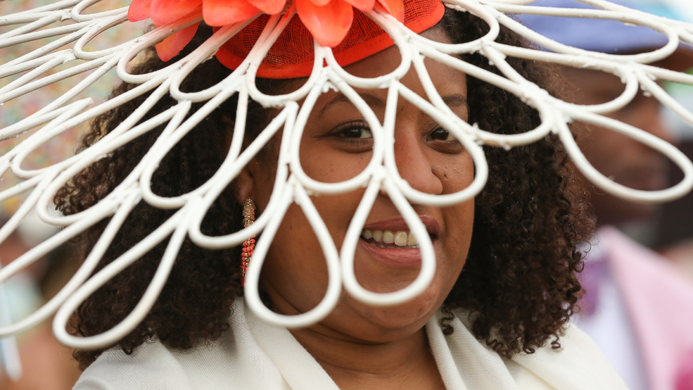 The coolest hats we saw at Gold Cup