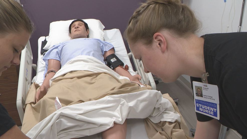 Lifelike mannequins are changing lab experience for nursing students
