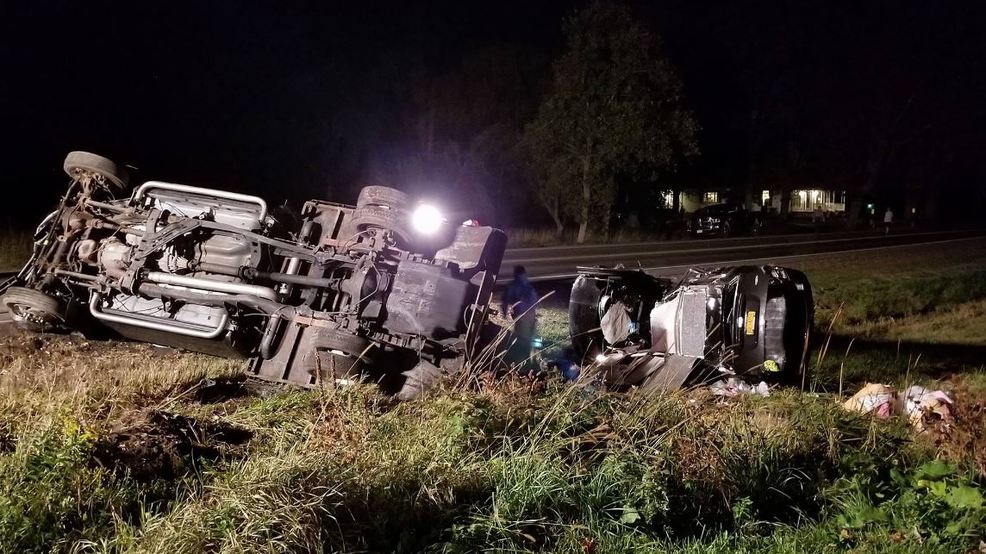 Six people, including baby taken to hospital after crash in Elba WHAM