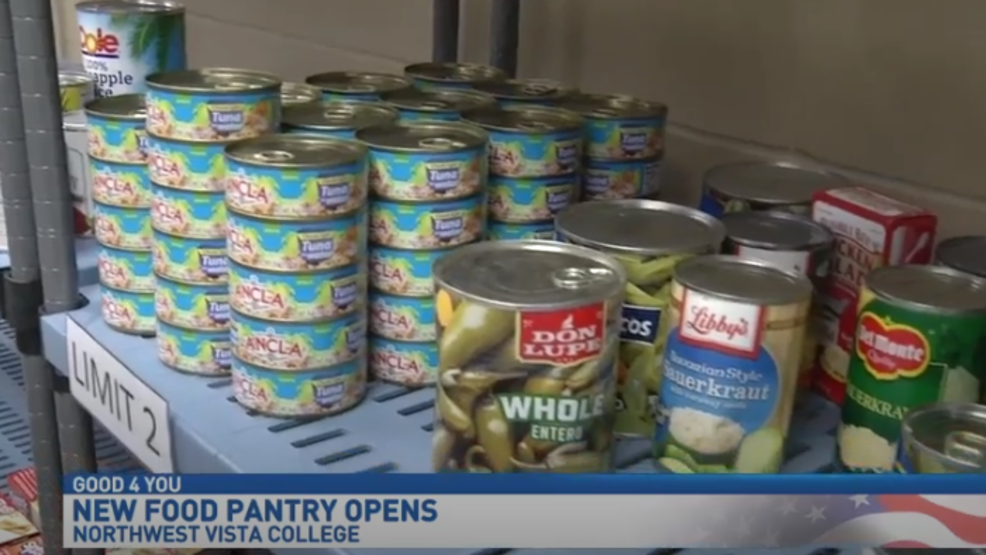 Good 4 You New Food Pantry At Northwest Vista College Woai