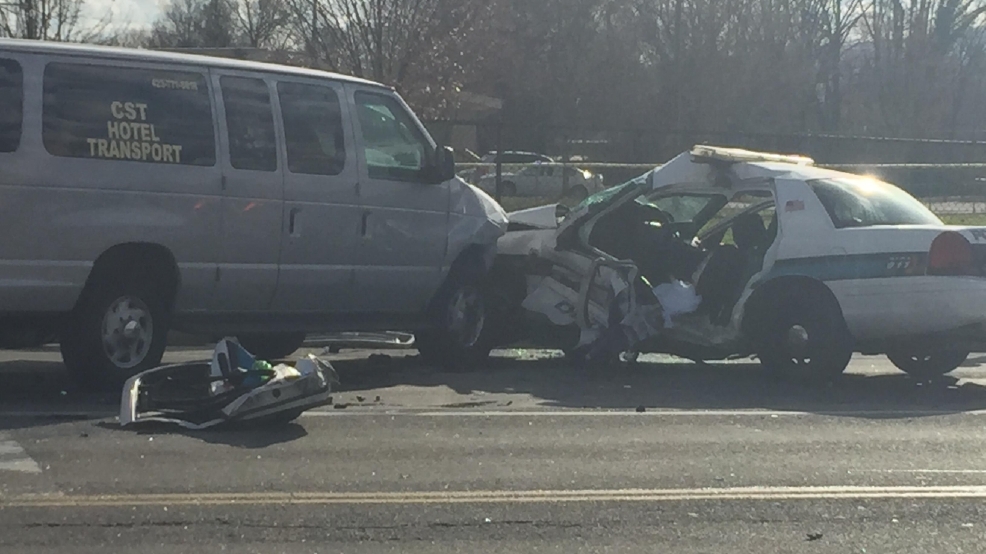 Chattanooga Police officer involved in traffic accident at Wilcox Blvd