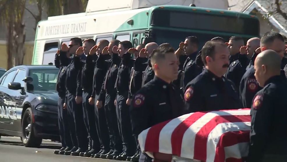 Funeral services for Porterville Fire Captain Ray Figueroa Tuesday in Delano - KMPH Fox 26