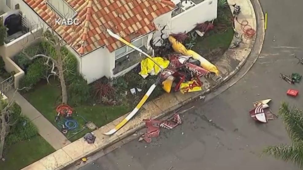 Картинки по запросу Helicopter crashes into California home, killing 3 people