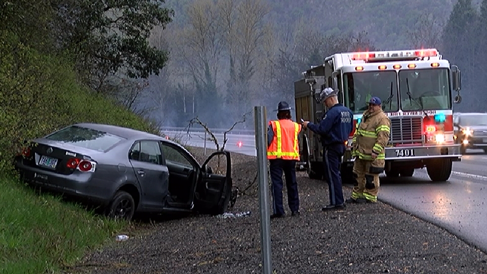 Woman is in the hospital after crash on I5 near Gold Hill KTVL