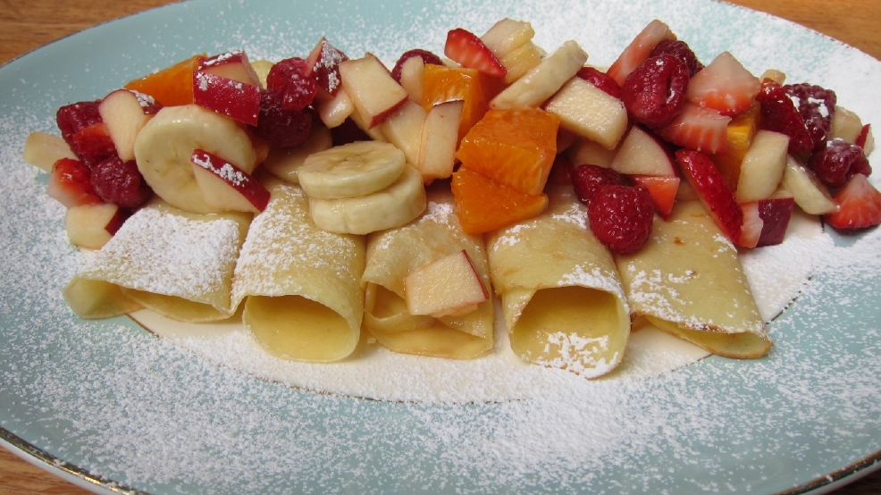 Crêpes and Fresh Fruit (recipe) WTTE