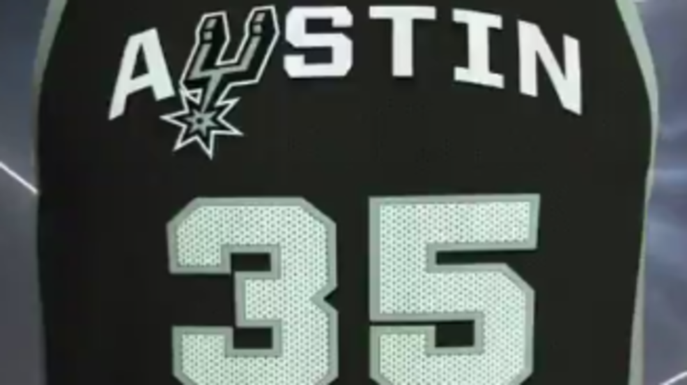 austin spurs jersey