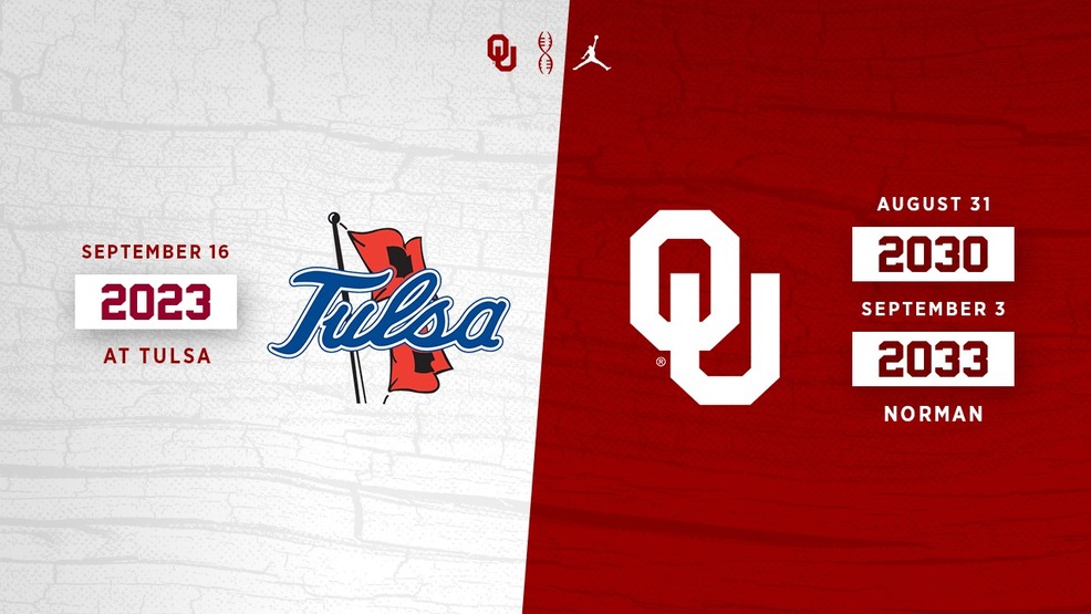OU, Tulsa announce threegame football series KTUL