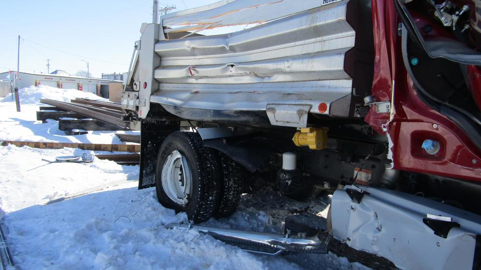 Snow plow driver seriously injured after collision with train in