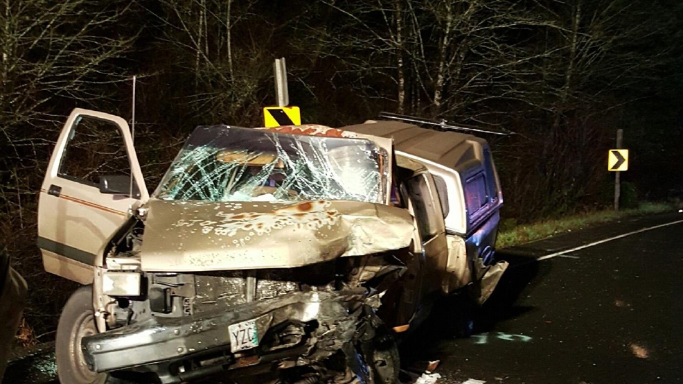 Drivers in critical condition after headon crash near Otis KATU