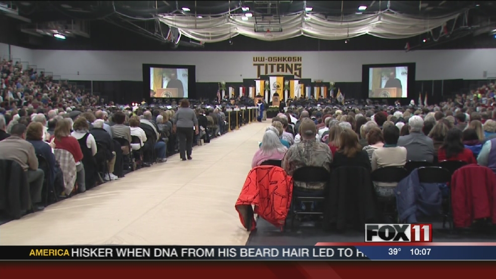 UW Oshkosh Fall Commencement Ceremony WLUK