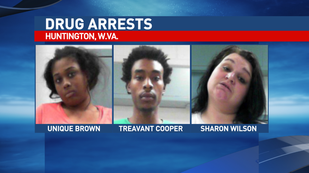 Police arrest three following drug bust in Huntingt