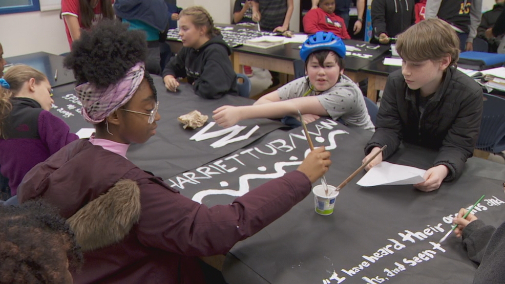 Harriet Tubman Middle School students take field trip to see 'Harriet